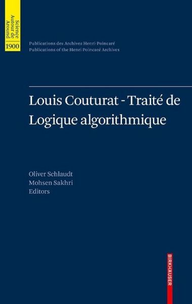 Produktbild: Louis Couturat -Trait&eacute; de Logique algorithmique