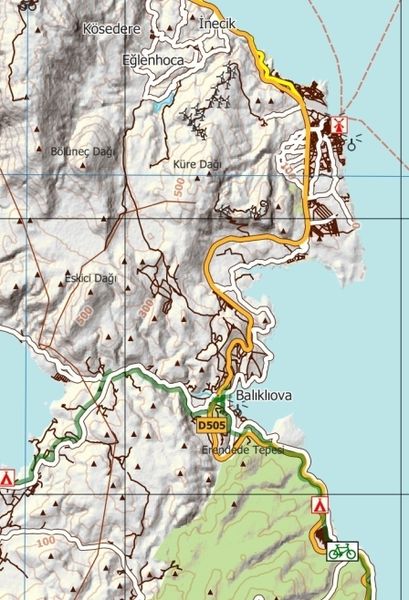 Produktbild: Izmir - Topographische Reisekarte 1:250.000 T&uuml;rkei (Blatt 5)