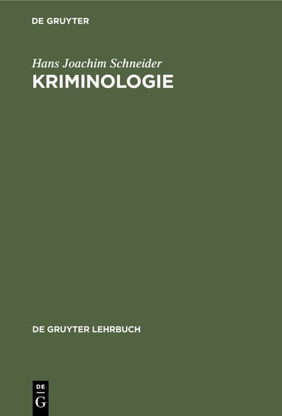 Produktbild: Kriminologie