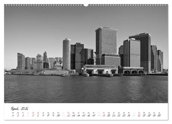 Produktbild: New York &ndash; The Big Apple (hochwertiger Premium Wandkalender 2026 DIN A2 quer), Kunstdruck in Hochglanz