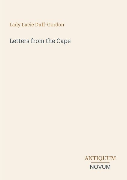 Produktbild: Letters from the Cape