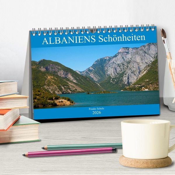 Produktbild: ALBANIENS Sch&ouml;nheiten (Tischkalender 2026 DIN A5 quer), CALVENDO Monatskalender