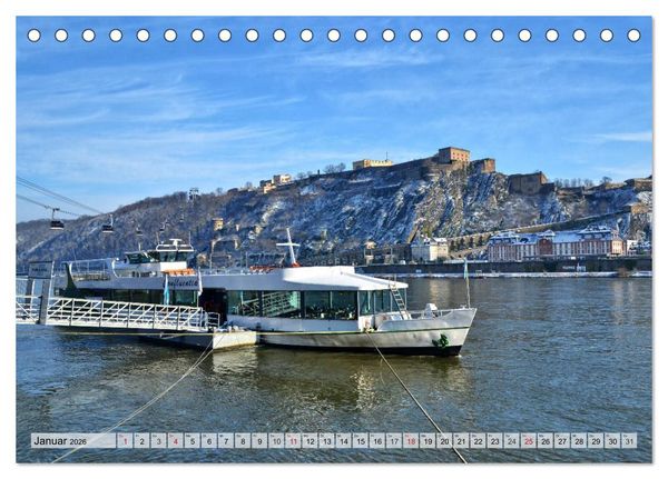 Produktbild: Der Koblenz Kalender (Tischkalender 2026 DIN A5 quer), CALVENDO Monatskalender