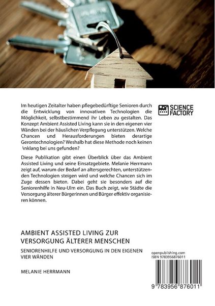 Produktbild: Ambient Assisted Living zur Versorgung &auml;lterer Menschen. Seniorenhilfe und Versorgung in den eigenen vier W&auml;nden