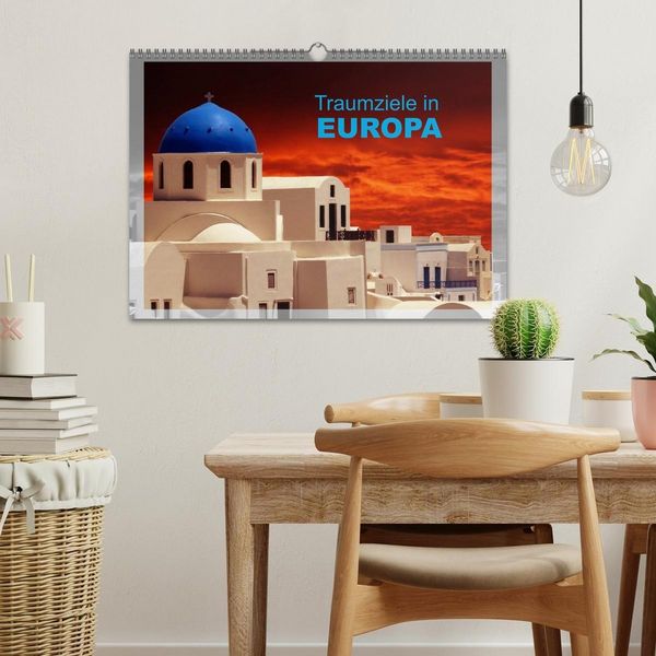 Produktbild: Traumziele in Europa (Wandkalender 2027 DIN A3 quer), CALVENDO Monatskalender