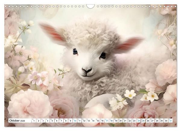 Produktbild: Tierisch s&uuml;&szlig;! (Wandkalender 2026 DIN A3 quer), CALVENDO Monatskalender