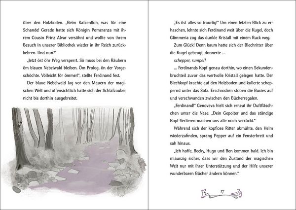 Produktbild: Das B&uuml;cherschloss (Band 5) - Der tintenschwarze Schlafzauber
