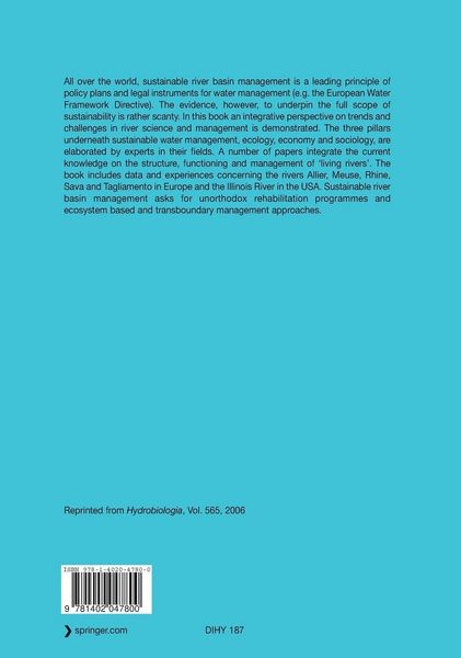 Produktbild: Living Rivers: Trends and Challenges in Science and Management