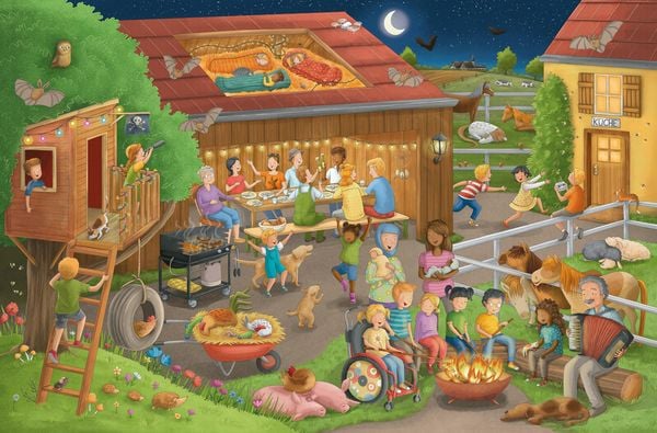 Produktbild: Mein gro&szlig;es Wimmelbuch Bauernhof