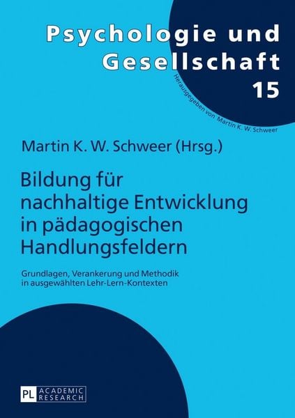 Produktbild: Bildung f&uuml;r nachhaltige Entwicklung in p&auml;dagogischen Handlungsfeldern