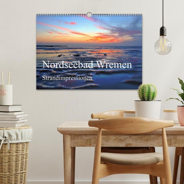 Produktbild: Nordseebad Wremen - Strandimpressionen (Wandkalender 2026 DIN A3 quer), CALVENDO Monatskalender