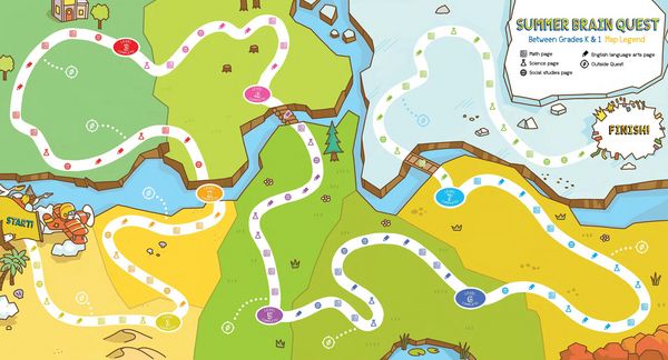 Produktbild: Summer Brain Quest: Between Grades K & 1