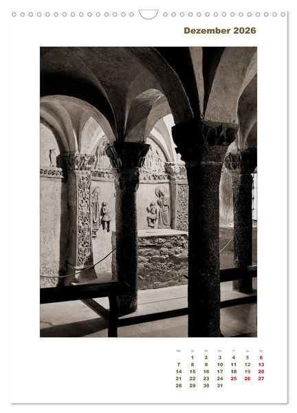 Produktbild: Romanische Kleinodien (Wandkalender 2026 DIN A3 hoch), CALVENDO Monatskalender