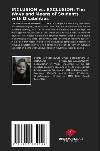 Produktbild: INCLUSION vs. EXCLUSION: The Ways and Means of Students with Disabilities