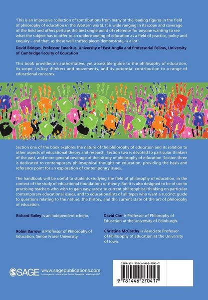 Produktbild: The SAGE Handbook of Philosophy of Education