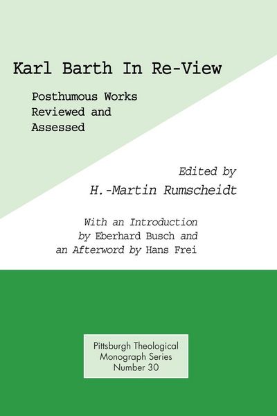 Produktbild: Karl Barth In Re-View
