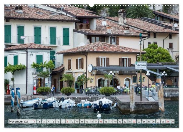 Produktbild: GARDASEE Idyllisches Limone sul Garda (hochwertiger Premium Wandkalender 2026 DIN A2 quer), Kunstdruck in Hochglanz