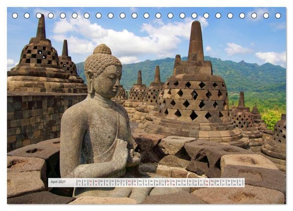 Produktbild: Bekanntes und Unbekanntes Indonesien (Tischkalender 2027 DIN A5 quer), CALVENDO Monatskalender