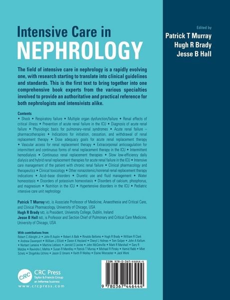 Produktbild: Intensive Care in Nephrology