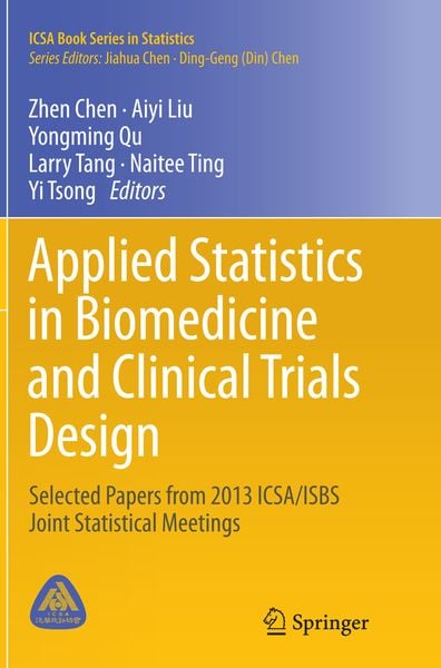 Produktbild: Applied Statistics in Biomedicine and Clinical Trials Design