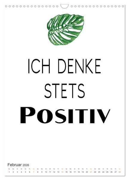 Produktbild: Motivation (Wandkalender 2026 DIN A3 hoch), CALVENDO Monatskalender