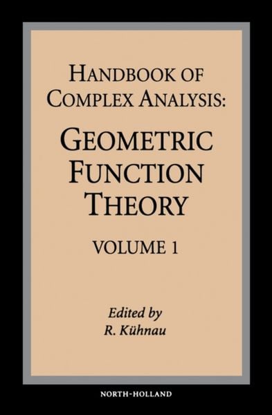 Produktbild: Handbook of Complex Analysis