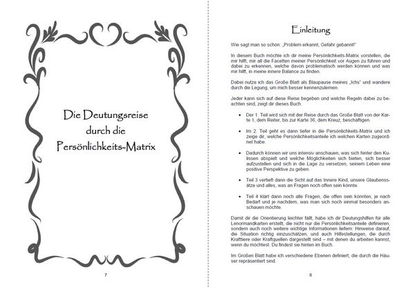 Produktbild: Die Deutung der Pers&ouml;nlichkeits-Matrix mit Lenormandkarten