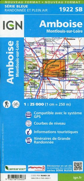 Produktbild: Amboise Montlouis 1 : 25000