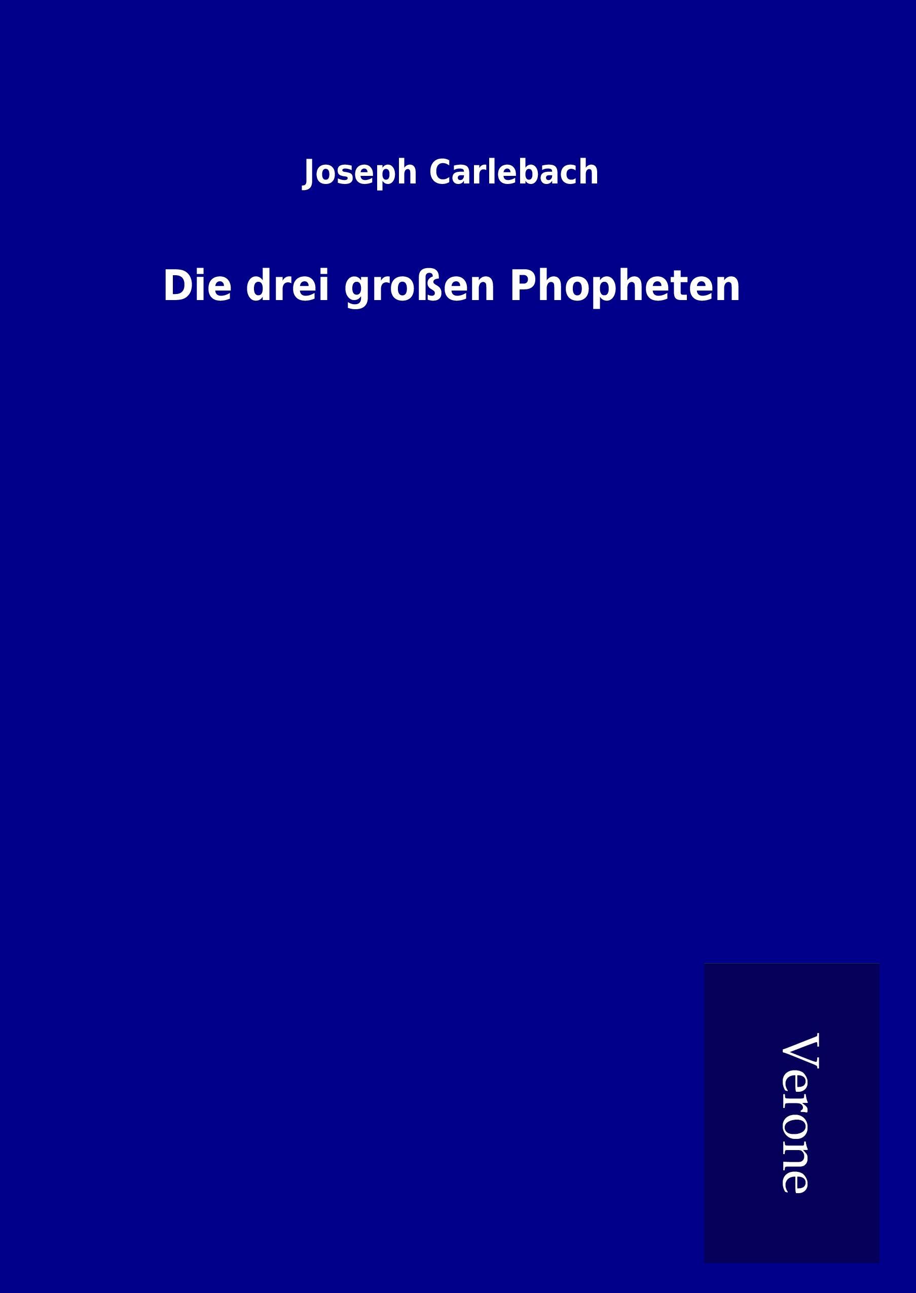 Produktbild: Die drei gro&szlig;en Phopheten