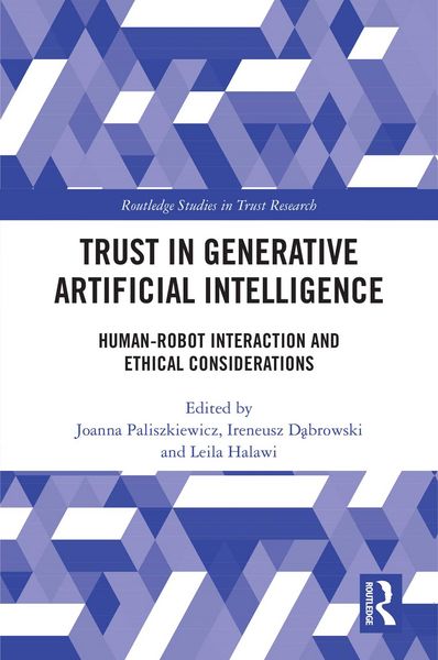 Produktbild: Trust in Generative Artificial Intelligence