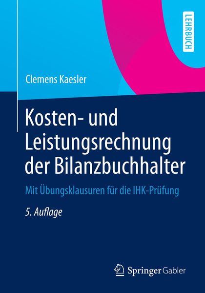 Produktbild: Kosten- und Leistungsrechnung der Bilanzbuchhalter