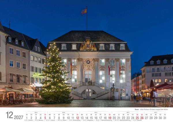 Produktbild: Bonn 2027 Bildkalender A3 quer, spiralgebunden