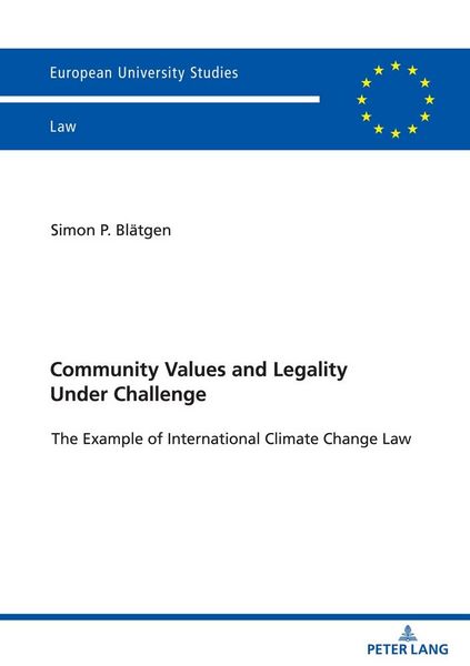 Produktbild: Community Values and Legality under Challenge