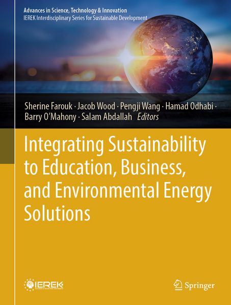 Produktbild: Integrating Sustainability to Education, Business, and Environmental Energy Solutions