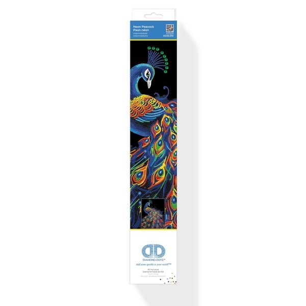 Produktbild: DIAMOND DOTZ - Diamond Painting Neon Pfau