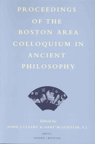 Produktbild: Proceedings of the Boston Area Colloquium in Ancient Philosophy