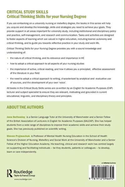 Produktbild: Critical Thinking Skills for your Nursing Degree