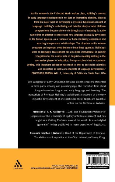 Produktbild: The Language of Early Childhood