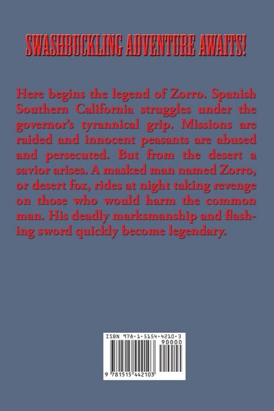 Produktbild: The Mark of Zorro
