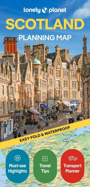 Lonely Planet Scotland Planning Map, Karte von , Lonely Planet, 9781788688796