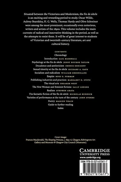 Produktbild: The Cambridge Companion to the Fin de Si&egrave;cle