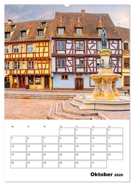 Produktbild: Elsass - Impressionen (Wandkalender 2026 DIN A2 hoch), CALVENDO Monatskalender