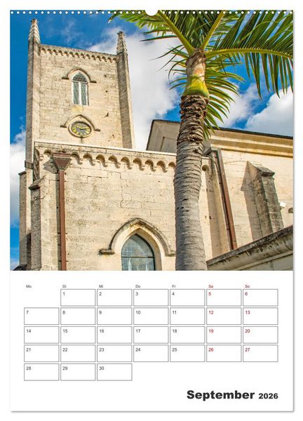 Produktbild: Nassau - Reiseplaner (Wandkalender 2026 DIN A2 hoch), CALVENDO Monatskalender