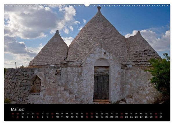 Produktbild: Apulien (Wandkalender 2027 DIN A2 quer), CALVENDO Monatskalender