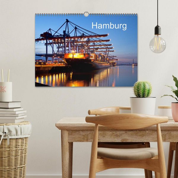 Produktbild: Hamburg / UK-Version (Wall Calendar 2026 DIN A3 landscape), CALVENDO 12 Month Wall Calendar