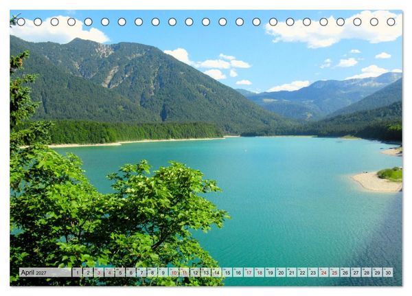 Produktbild: Erholung am See - Die sch&ouml;nsten Seen in Deutschland (Tischkalender 2027 DIN A5 quer), CALVENDO Monatskalender