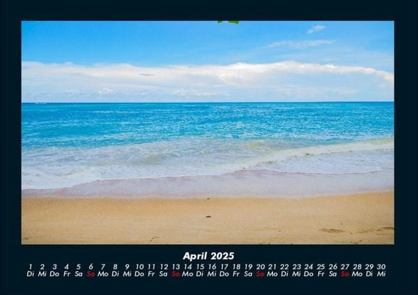 Produktbild: Die sch&ouml;nsten Meereslandschaften 2025 Fotokalender DIN A4
