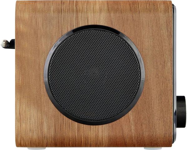 Produktbild: Albrecht DR 865 Tischradio DAB+, UKW AUX Barrierefrei, Inkl. Fernbedienung, Tastensperre, Weckfunktion Holz (dunkel)