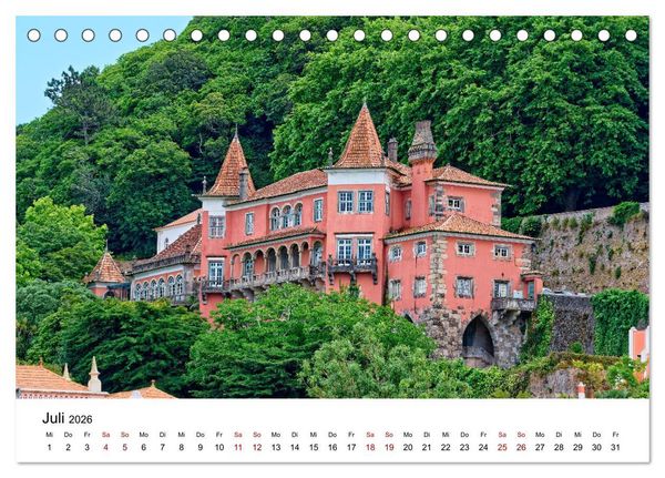 Produktbild: Lissabon und seine Wahrzeichen - Zwischen Tradition und Moderne (Tischkalender 2026 DIN A5 quer), CALVENDO Monatskalender