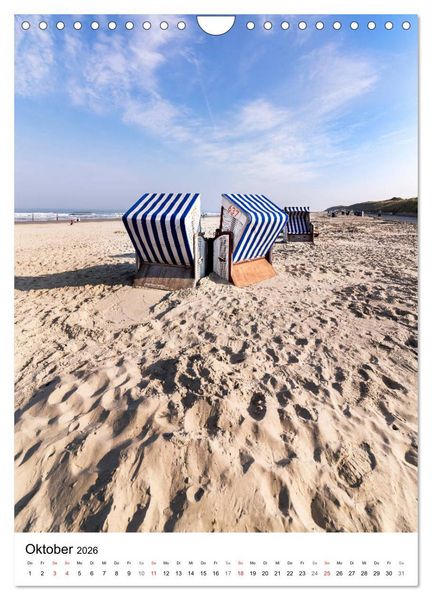Produktbild: Norderney Inselportrait (Wandkalender 2026 DIN A4 hoch), CALVENDO Monatskalender